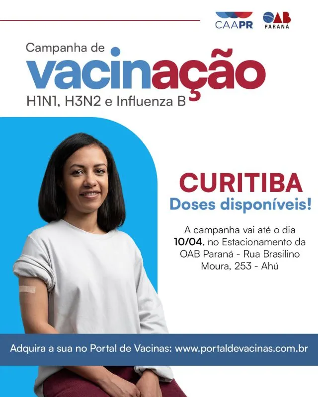 Últimos dias da Campanha de Vacinação da CAAPR em Curitiba