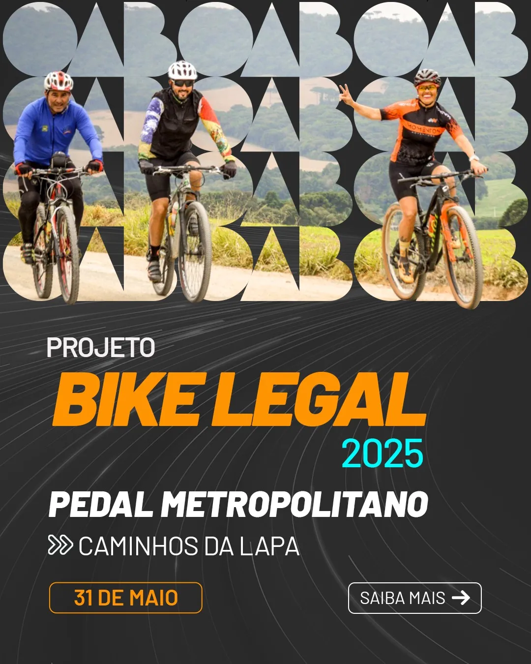 Estão abertas as inscrições para o Pedal Metropolitano – Caminhos da Lapa