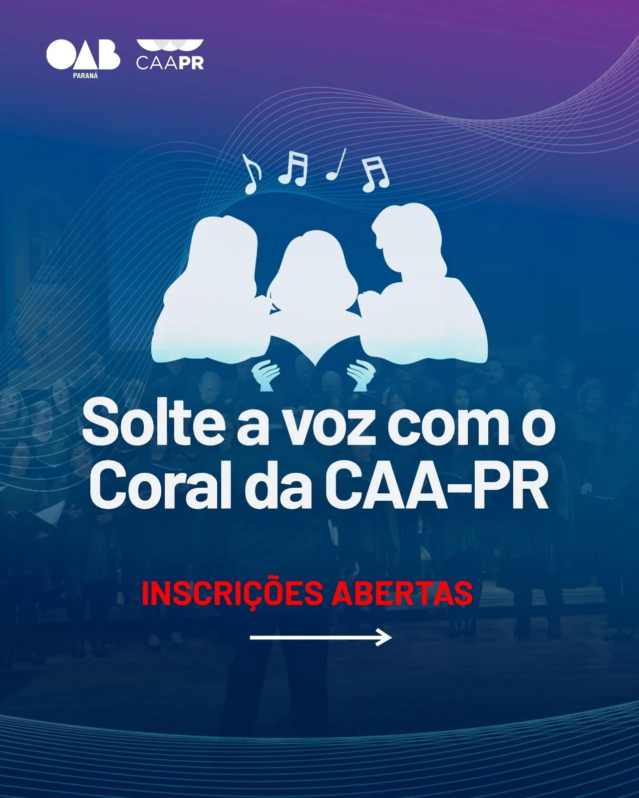 Coral da CAA-PR abre inscrições para nova temporada: participe e vivencie os benefícios do canto em grupo
