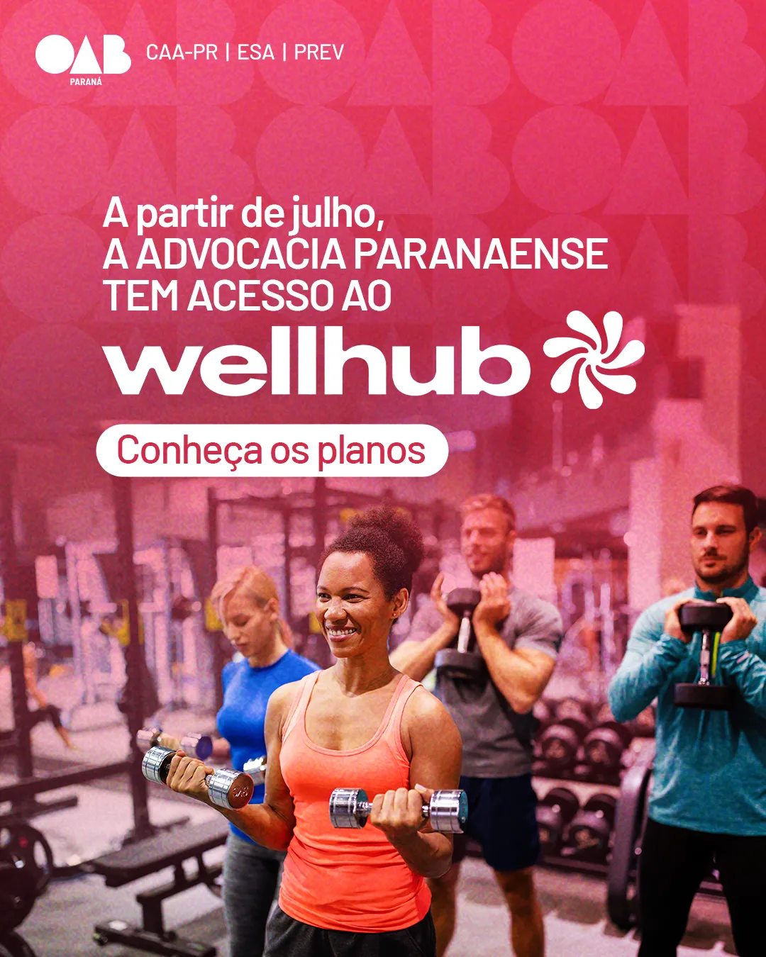 Acesso ao Wellhub começa em julho para a advocacia paranaense